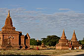 Bagan Myanmar. View of the various stupas close to Buledi. 